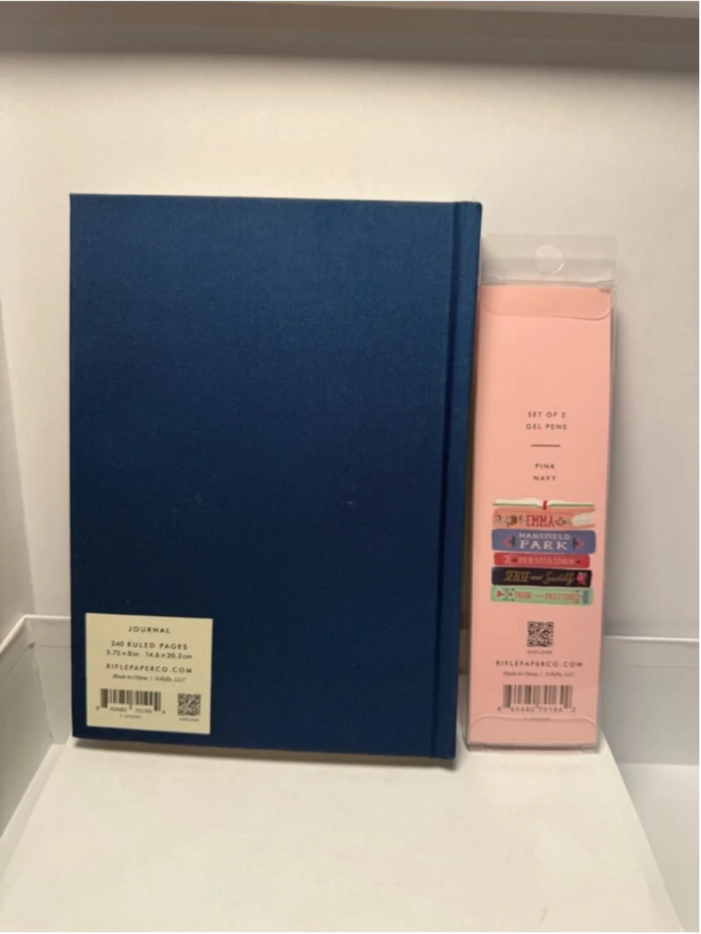 Rifle Paper Co Book Club Journal + Gel Pen Set Literary Gift NWT